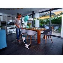 Leifheit Regulus Aqua PowerVac Stick vacuum Battery Wet Green, White