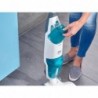 Leifheit Regulus Aqua PowerVac Stick vacuum Battery Dry&wet Foam Bagless Blue, Grey, White