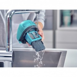 Leifheit Regulus Aqua PowerVac Stick vacuum Battery Dry&wet Foam Bagless Blue, Grey, White