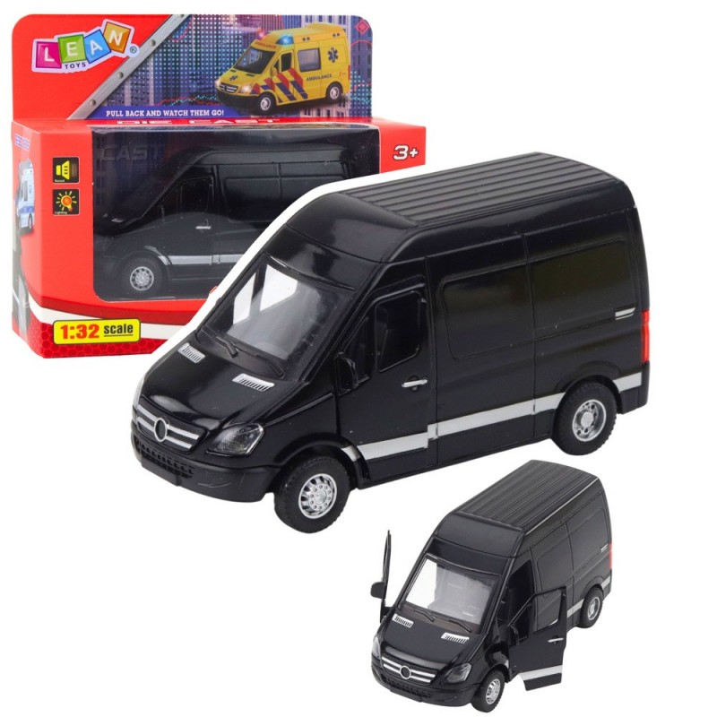 Metal Sounds Delivery Truck Black