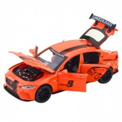 Jaguar Metal Car Lights Sounds Orange