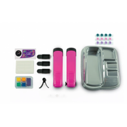 Crazy Chic Hair Colouring Set: Crazy Hairstyles with Straightener & Beads Clementoni 18773