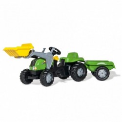 Rolly Toys rollyKid Pedal Tractor with Bucket and Trailer