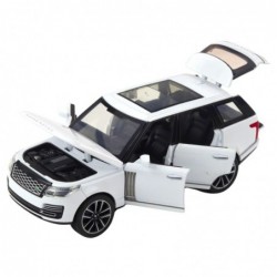 Range Rover Metal SUV White 1:32 Lights Sounds
