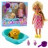 Doll Dog Bathtub Bathing Set Interactive Accessories For Girls