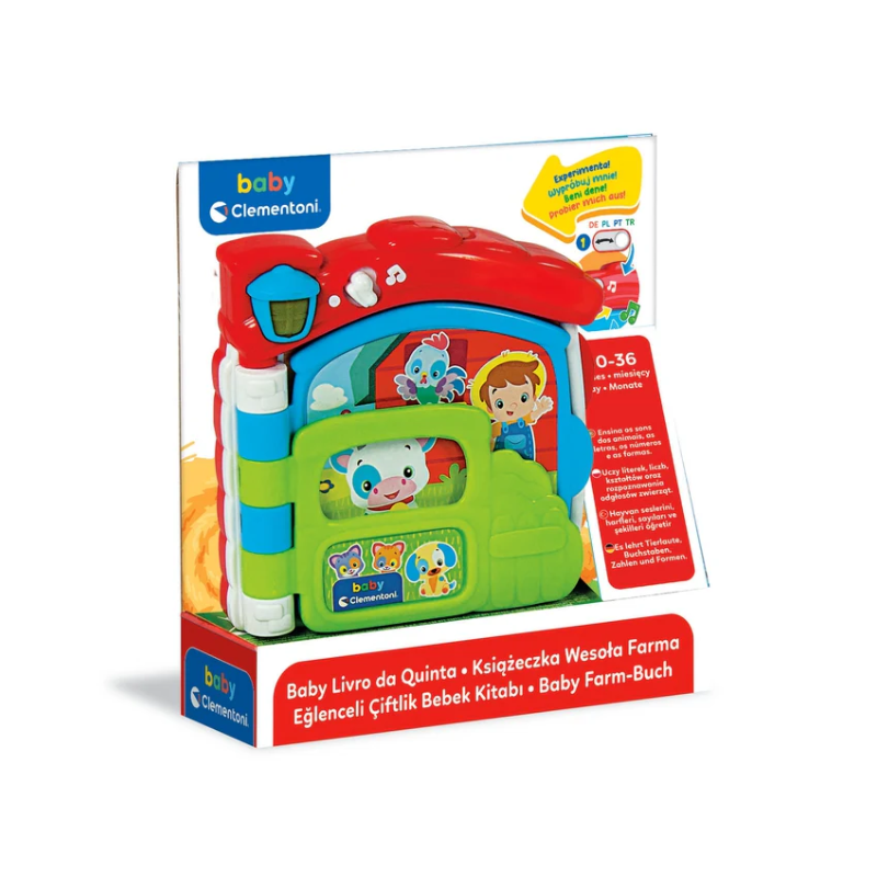 Interactive Educational Book: Farm (Polish and German Language) Clementoni 17652