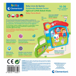 Interactive Educational Book: Farm (Polish and German Language) Clementoni 17652