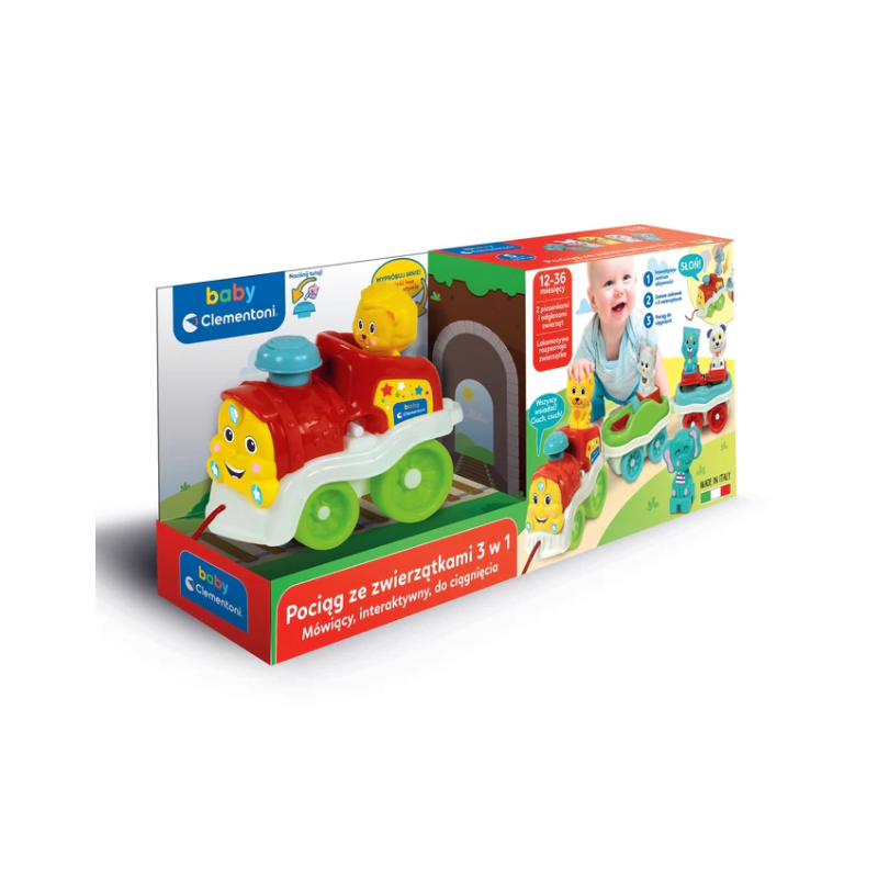 Interactive Animal Train Polish language Clementoni 50802