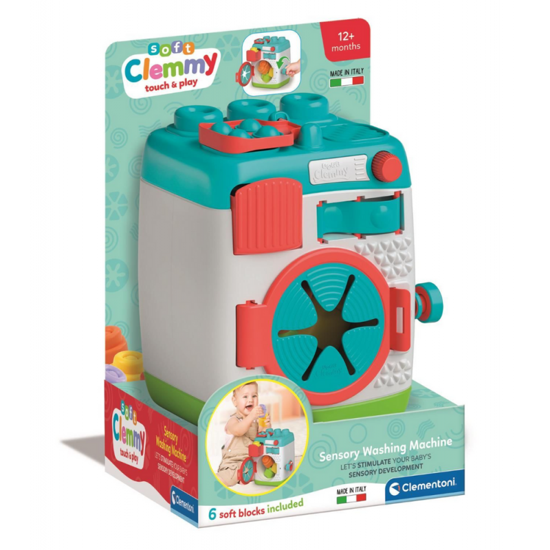 Clemmy Sensory Washing Machine & Block Sorter Clementoni 17582