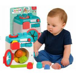 Clemmy Sensory Washing Machine & Block Sorter Clementoni 17582