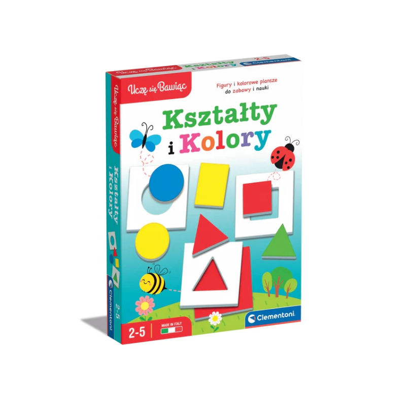 Educational Game Shapes and Colours Play and Learn Polish Language Clementoni 50764