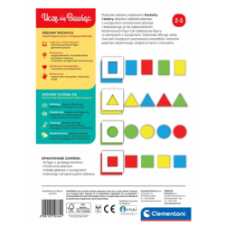 Educational Game Shapes and Colours Play and Learn Polish Language Clementoni 50764