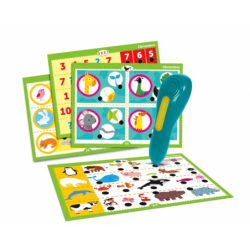 Talking Pen 500 Questions: Animals Play and Learn Polish Language Clementoni 50781