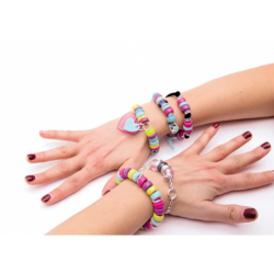 Crazy Chic Colourful Bracelet Bead Set Clementoni 78415
