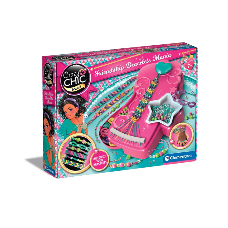 Crazy Chic Bracelet Studio: Friendship Bracelet Mania Clementoni 18857