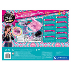 Crazy Chic DIY Set: Crazy Handbag with Beads & Bracelets Clementoni 17651