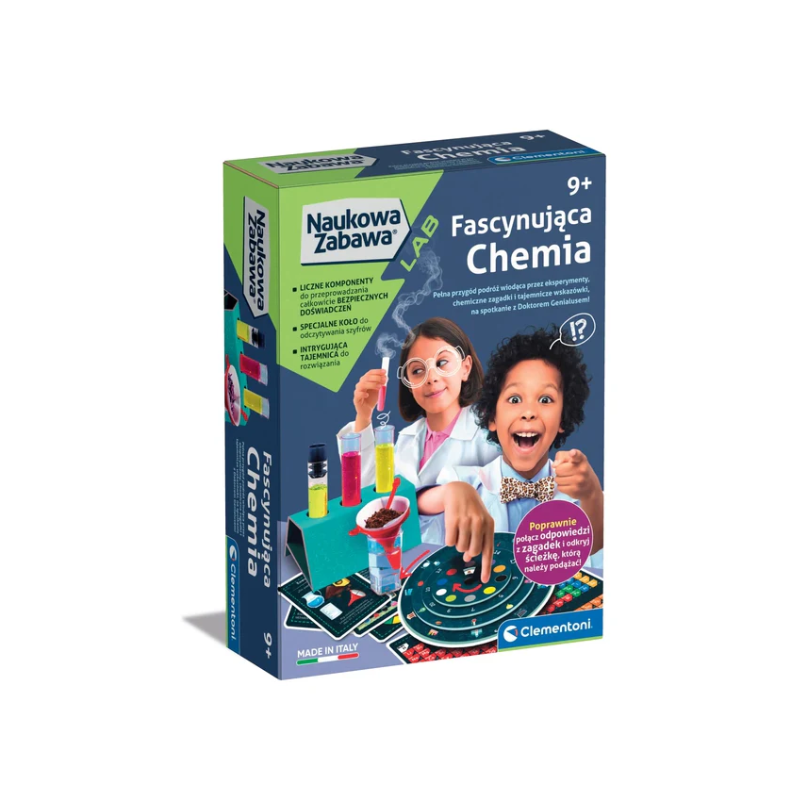 Scientific Fun Fascinating Chemistry Experiments Kit Clementoni 50699