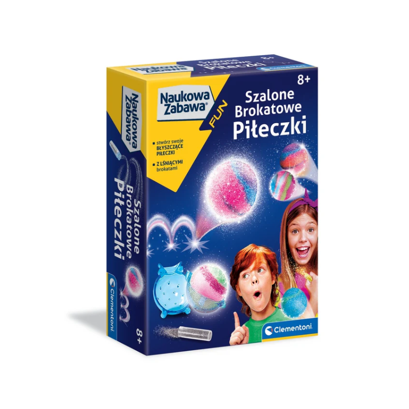 Scientific Fun Mini Lab: Crazy Glitter Balls Clementoni 50702