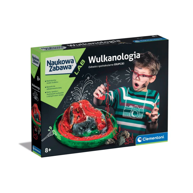 Scientific Fun Volcanology Science Kit Clementoni 50893