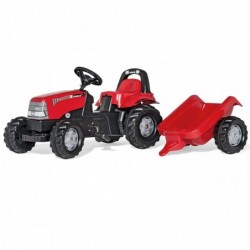 Rolly Toys rolyKid Case pedal tractor with trailer