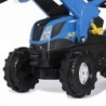 Rolly Toys rollyFarmtrac New Holland pedal tractor with bucket and silent wheels