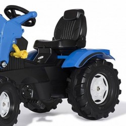 Педальный трактор Rolly Toys rollyFarmtrac New Holland с ковшом и бесшумными колесами