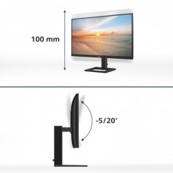 Philips 1000 series 27E1N1800AE/00 computer monitor 68.6 cm (27") 3840 x 2160 pixels 4K Ultra HD LED Black