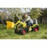Педальный трактор CLAAS X-Trac Premium Bucket Бесшумные колеса Rolly Toys Зубчатые тормоза