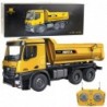 RC Huina Dump Truck with Lights and Sounds Yellow 1:14