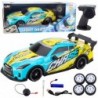 RC Remote Controlled Sports Car with Illuminated Drift Body Turquoise