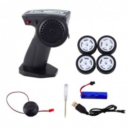 RC Remote Controlled Sports Car with Illuminated Drift Body Turquoise