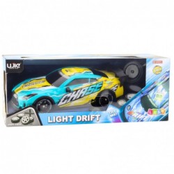RC Remote Controlled Sports Car with Illuminated Drift Body Turquoise