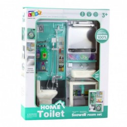 Toy Bathroom Shower Sink Toilet Lights Sounds Accessories