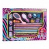 Hair Styling Beauty Set Braids Beads Glitter Brush