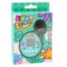 Tamagotchi Pet Egg Electronic Game 168W1 Keychain With Bell Turquoise