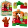 Educational Construction Blocks in a Backpack Dinosaurs Numbers Letters 26 pcs.