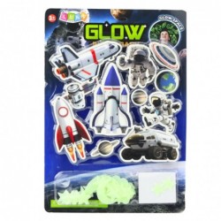 Fluorescent Wall Stickers - Space, Ships, Stars