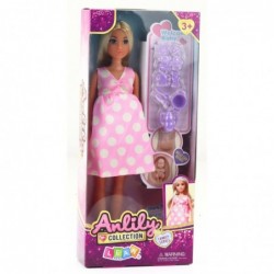 Anlily Pregnant Doll Polka Dot Dress Accessories Baby