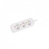 Lanberg Cable Power Strip 3M 3X French Outlets Quality-Grade Copper PS0-03E-0300-W