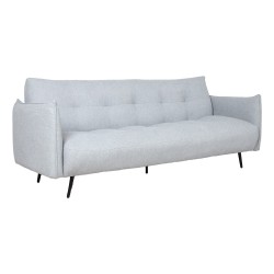 Sofa bed LANDER 3-seater, light grey