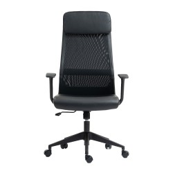 Töötool ELMER 67x62xH113-124cm, must