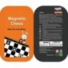 WOOPIE IQ Gra Szachy Warcaby Magnetyczne 2w1 Podróżna Kieszonkowa 5 sztuk