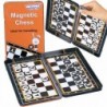 WOOPIE IQ Gra Szachy Warcaby Magnetyczne 2w1 Podróżna Kieszonkowa 10 sztuk