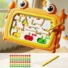 WOOPIE Tablica Magnetyczna Montessori Labirynt Krab Pomarańczowa