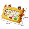 WOOPIE Tablica Magnetyczna Montessori Labirynt Krab Pomarańczowa