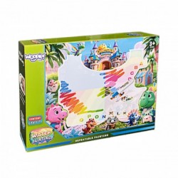 WOOPIE Mata Wodna do Malowania dla Dzieci z Dinozaurami + Akcesoria