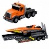 Truck with Wind-Up Motorboat Lights and Sounds Orange Set