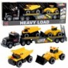 World Sounds Truck Dumper Excavator Set Black