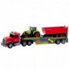 Set Truck Tractor with Trailer Lights and Sounds Red