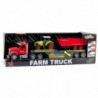 Set Truck Tractor with Trailer Lights and Sounds Red